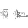 Подвесной унитаз VITRA S20 безободковый 7508B003-0075